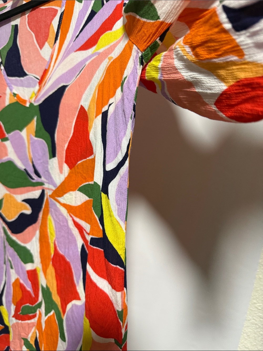 Anne Cole Womens Tropical Leaf Print V-Neck Swim Cover-Up Dress Multicolor XS/S - Picture 9 of 12